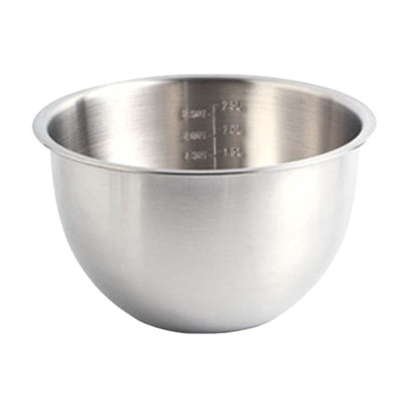 Cooking Utensils Stainless Steel Whisk Bowl with Scale for Baking Household Mixing Cooking Use and Kitchen Accessory – in Various Capacities for Versatile Needs