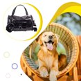 thumbnail image 4 of Billuyoard Bolso de PU para mascotas a la moda, transportador de perros transpirable, bolso de viaje para gatitos al aire libre con monedero, bolso con Aseo de mascotas Negro S Billuyoard PT005094-02, 4 of 6