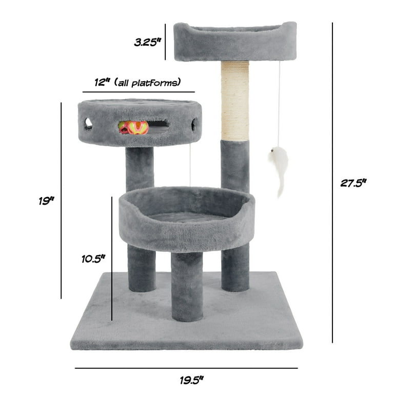 3 tier cat outlet tree walmart