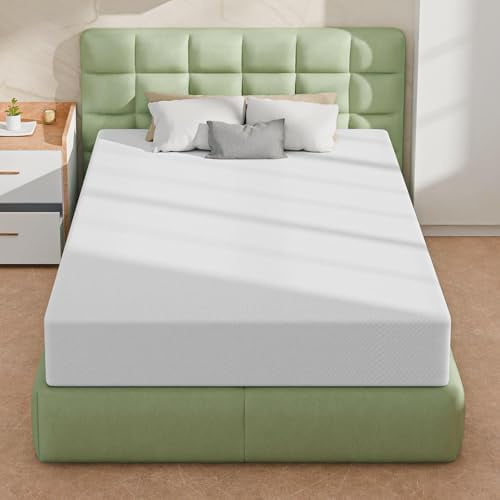 8 Inch Twin XL Mattress, Gel Memory Foam Twin Size Mattress, Pressure Relieving, Cooling Gel Foam, Twin Mattress in a Box, CertiPUR-US Certified, Bed-in-a-Box, Twin, 80"x 38"W x 8"Th, White