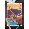 thumbnail image 3 of Caribou, Vivid (12x18 Wall Art Poster, Room Decor), 3 of 3