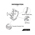 thumbnail image 5 of Leaf Simulated Pearl Adjustable Wrap Ring for Women 925 Sterling Silver Ginger Lyne Collection, 5 of 6
