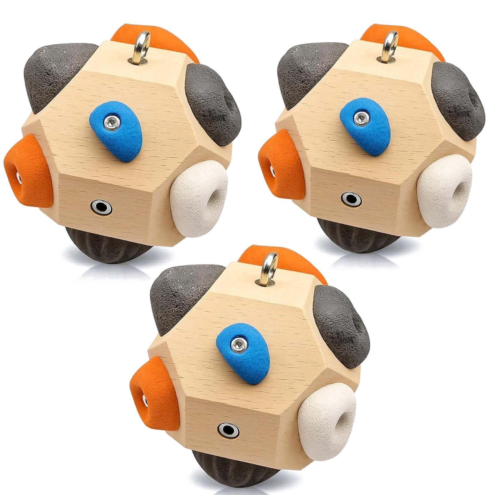 Handcrafted Climbing Blocks Toys| Finger Strengthener & Grip Trainer for Rock Climbers | Bouldering Training Tool | Ideal Gift for Beginners & Professionals (3pcs)
