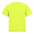 thumbnail image 5 of Tiijoy Boys Short Sleeve Rash Guard Summer Beach UPF50+ Solid Swim Shirt Top, Sizes 3-14, 5 of 8