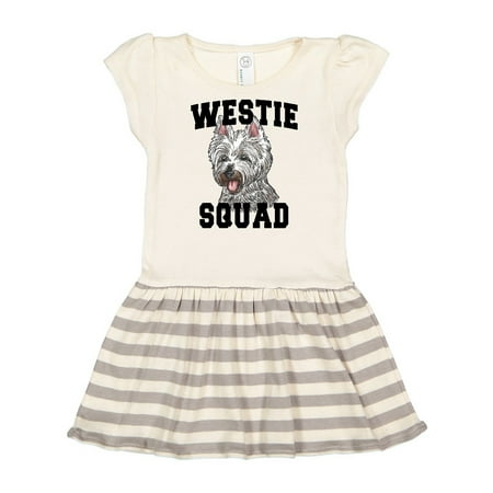 

Inktastic Dog Westie Squad Gift Toddler Girl Dress