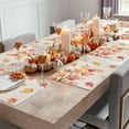 thumbnail image 5 of Fall Placemat Maple Leaves Thanksgiving Placemats for Dining Table Autumn Pink Orange Leaves Beige Washable Table Mats for Party Kitchen Dining Decoration Set of 2, 5 of 7