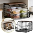 thumbnail image 1 of Creatine Versatile Stackable Kitchen Storage Rack For Organizing Fruits Vegetables And Pantry Items With Wall Design, 1 of 5