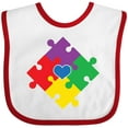 thumbnail image 3 of Inktastic Autism Awareness Month Puzzle Boys or Girls Baby Bib, 3 of 4