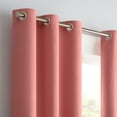 thumbnail image 6 of Eclipse Blackout Curtains, Darrell Thermaweave Grommet 37 in x 54 in Curtain Panel in Coral, Sold as a Single Curtain Panel, 6 of 8
