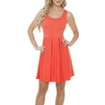 thumbnail image 2 of White Mark Women's Bright Fit and Flare Mini Dress, 2 of 2