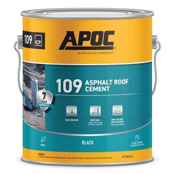 ROOF CMNT ASPHL BLK 1GAL (Pack of 4)