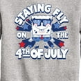 thumbnail image 3 of SpongeBob SquarePants - Fly on the 4th of July - Toddler And Youth Crewneck Fleece Sweatshirt, 3 of 6