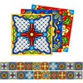 thumbnail image 1 of Pegatinas de azulejos para salpicadero de cocina Mosaico autoadhesivo 3D para habitación Pelar y pegar -10X10Cm, 1 of 5