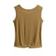 thumbnail image 2 of TaTaai Summer Women's Sleeveless Round Neck Tank Top, Fashion Casual Solid Style, Cool Wearing Experience, Ideal for Home Office Days Gift, 2 of 5