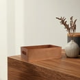 thumbnail image 4 of HONITANO Rectangular Wooden Organizer Box 1Pcs for Home and Office 11.8In Storage, 4 of 6