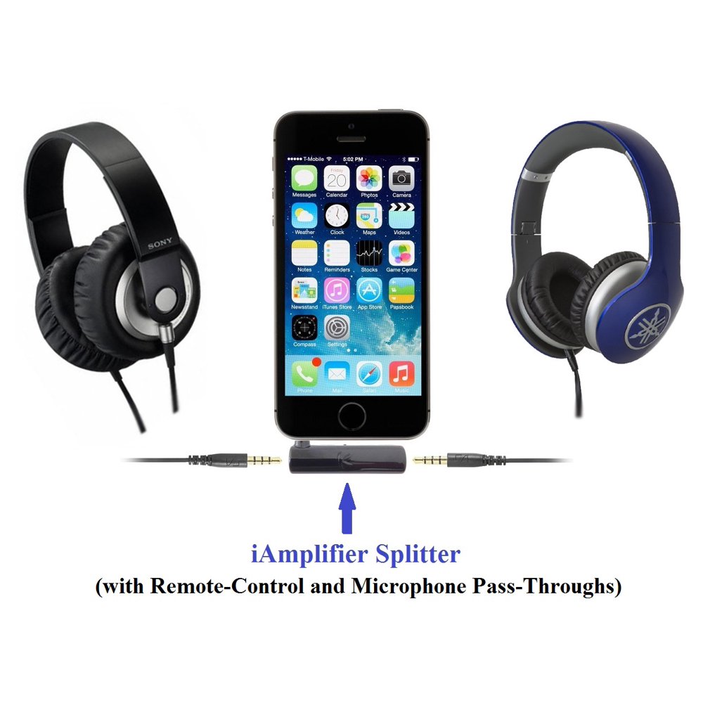 KOKKIA iAmplifier Tiny Headphone Amplifier Splitter, with Remote