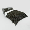 thumbnail image 3 of Retro Duvet Cover Set, Nostalgic Geometry Inspired Pattern with Repetitive Circles, Bedding Set with Shams and Fitted Sheet, 3 Sizes, by Ambesonne, 3 of 3