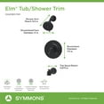 thumbnail image 5 of Symmons 5592STN15TRM Elm Tub And Shower Trim Package - Nickel, 5 of 7