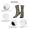 thumbnail image 5 of Unisex Green Camouflage Pattern Novelty Ankle Socks Colorful ComfortSoft Lightweight Sports Athletic Socks, 5 of 7