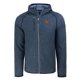 thumbnail image 2 of Men's Cutter & Buck Heather Navy Las Vegas Aviators Mainsail Raglan Full-Zip Hoodie, 2 of 3