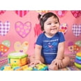 thumbnail image 2 of Old Glory Flamingo Winter Ugly Christmas Sweater Soft Short Sleeve Baby One Piece, 2 of 6