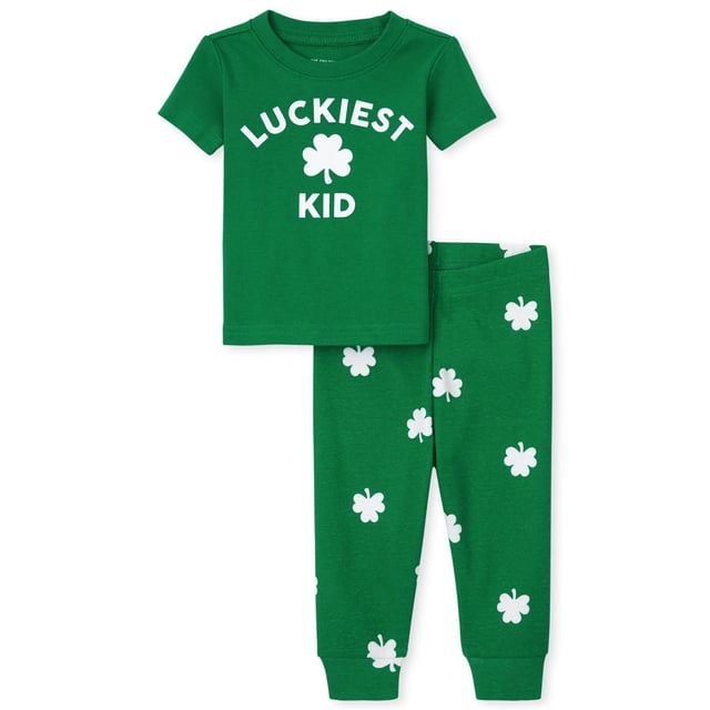 Set de pijama The Children's Place para el Día de San Patricio de 9 a 12 meses