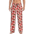 thumbnail image 2 of Kdxio Tomatoes Print Men's Sleep Pajama Pant Lounge Pants with Pockets, 2 of 8