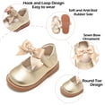 thumbnail image 5 of Toddler Girl Gold Mary Jane Dress Shoes Size 12 - Little Girl Oxford Shoes for Easter Flower Girl Party School Shoes, 5 of 6