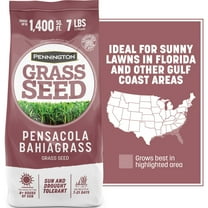 Pennington Pensacola Bahiagrass Grass Seed, Full Sun, 7 lb, 1 New Bag