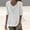 White womens blouses and tops dressy, variant on Summer Saving Wycnly Womens Blouses and Tops Dressy Casual Solid Plus Size Soft Breathable Cotton Linen Tshirts Summer Plain V-Neck Elbow-Length Cute Tees Tops White l