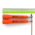 thumbnail image 3 of WOD Nation Adjustable Speed Jump Rope For Men, Women & Children - Blazing Fast Fitness Skipping Rope Perfect for Boxing, MMA, Endurance - Orange, 3 of 7