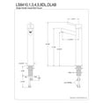 thumbnail image 2 of Kingston Brass LS8415DL Concord Single-Handle 1-Hole Deck Mount Vessel Faucet in Oil Rubbed Bronze, 2 of 4