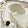 thumbnail image 6 of Traipse Button Tufted Open Back Performance Velvet Armchair, 6 of 7
