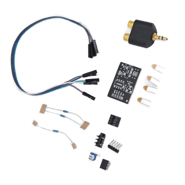 Module d'Analyse Audio, Interface de Lecteur Analogique Numérique Réglable Entrée 20dB Carte de Filtre MSGEQ7 pour Robot Interactif Musical pour Effets Spéciaux d'Éclairage