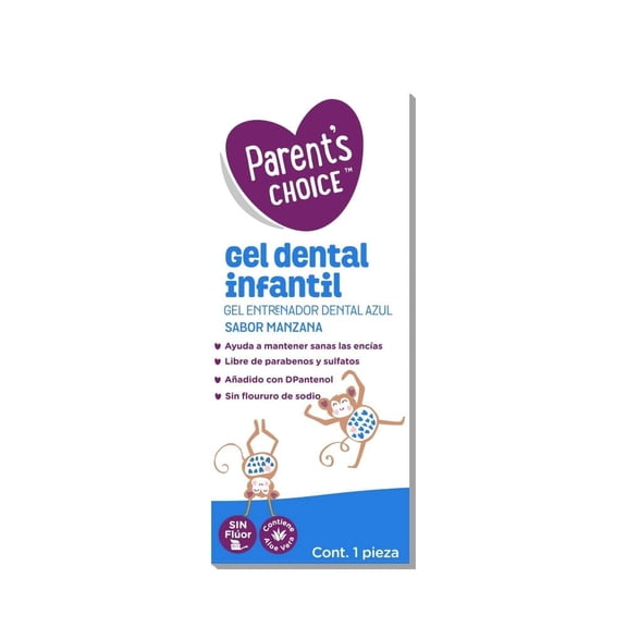 Gel dental infantil Parent's Choice manzana 50 ml