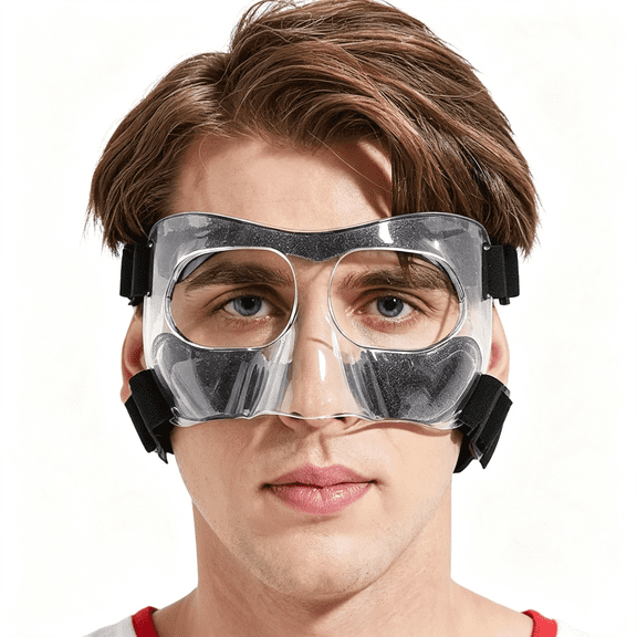 BESTSKY Nose Guard for Broken Nose Adjustable Basketball Baseball Softball Face Guards Face Shield Masks for Adults and Teenagers Sports Training Nose Guard Protects Nose and Face from Injury