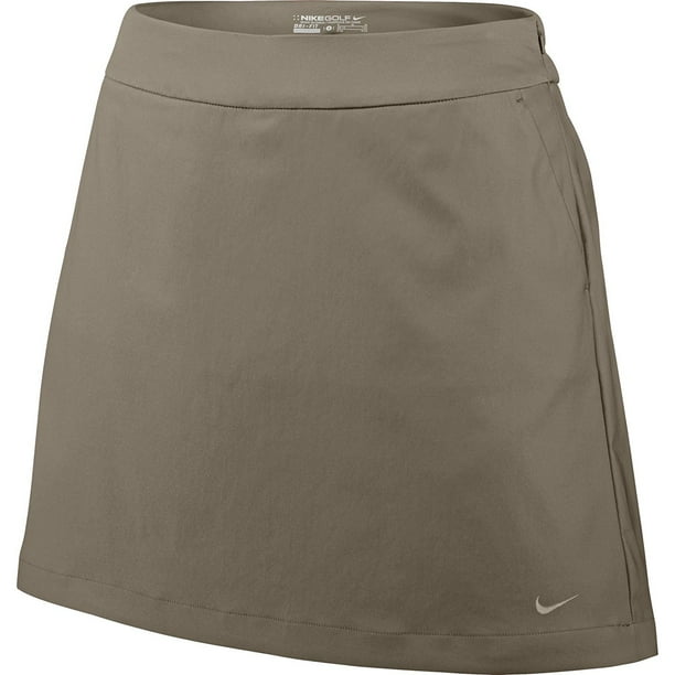 Nike Women's DriFit Tournament Golf Skort w/ Built in Tights, Khaki