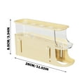 thumbnail image 3 of Drum Egg Holder - Space-Saving Egg Storage Box for Refrigerator Or Countertop - Slim and Stackable - Holds Eggs Securely and Keeps Them Fresh - Easy To Access, 3 of 5