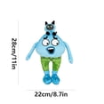 thumbnail image 3 of Blue Character Toy With On Head Soft Stuffed Doll For Kids And Fans, 3 of 8