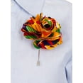 thumbnail image 3 of Groom Boutonniere Lapel Pins Wedding Corsage Suit Buttonhole flower Men Women Brooch Flowers Mariage Accessories, 3 of 5