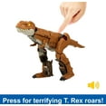 thumbnail image 6 of Jurassic World Transforming Toy, Tyrannosaurus T Rex Dinosaur to Truck, Chase N Roar, 6 of 7