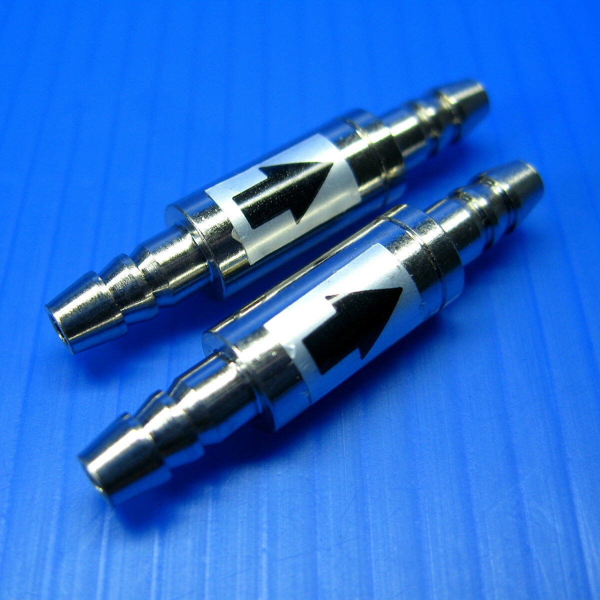 2pcs STAINLESS STEEL CHECK VALVE for air co2 line 4/6mm tubing