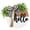 White, variant on Kadxy Front Door Welcome Sign, Round Hello Wood Sign Hanging Welcome Sign Farmhouse Spring (Black)