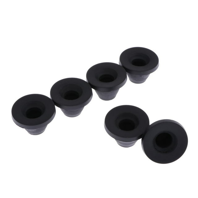 Motocicleta 6PCS Cubiertaes de Ojales para Touring Baoblaze Arandelas laterales de goma Ojales