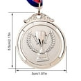 thumbnail image 2 of Juego de 3 medallas de oro, plata y bronce, de aleación de zinc para competiciones y fiestas, 2 of 7