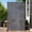 Dark Gray Sand, variant on TopComfy Privacy Screen Outdoor 72" Hx47 W Freestanding Privacy Panel with Stand, HDPE Decorative Privacy Fence with Sandblasting Louver Pattern, Black