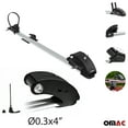 thumbnail image 4 of OMAC Cross Bar Pro Bike Carrier Set Roof Mount Rack Aluminum 50" Black, 4 of 14