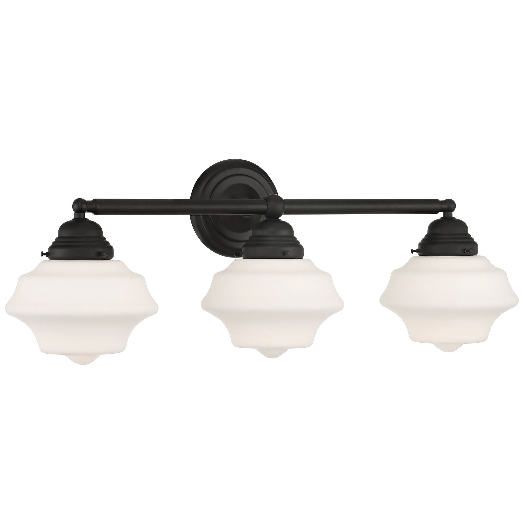Possini Euro Design Astrid Modern Wall Light Black Metal Hardwire 27 1/4" 3-Light Fixture Opal White Glass Shade for Bedroom Bathroom Living Room