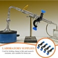 thumbnail image 4 of 8-Piece Laboratory Stand Clamp Holder Set, Adjustable Aluminum Clip Brackets for Secure Lab Equipment, 4 of 6