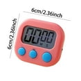 thumbnail image 3 of Digital Kitchen Timer for Homework and Classroom Use with Big LCD Screen Loud Alarm Stand Back and Count Up/Countdown Functionality, 3 of 8
